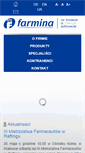 Mobile Screenshot of farmina.pl