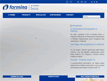 Tablet Screenshot of farmina.pl